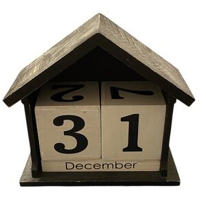 Wooden House Calendar